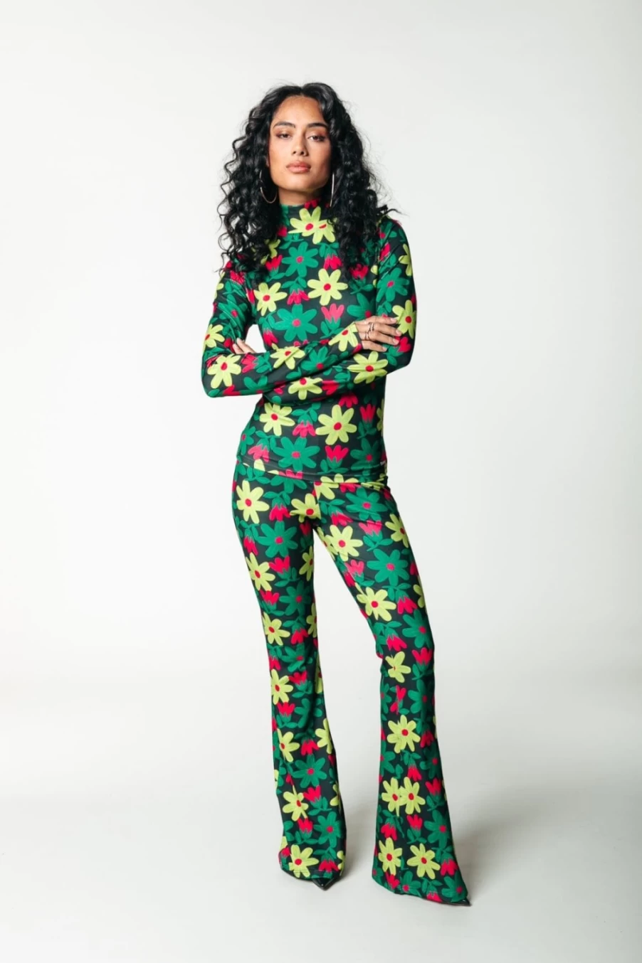 Colourful Rebel Women's Neyo Big Floral Print Top in Multicolor