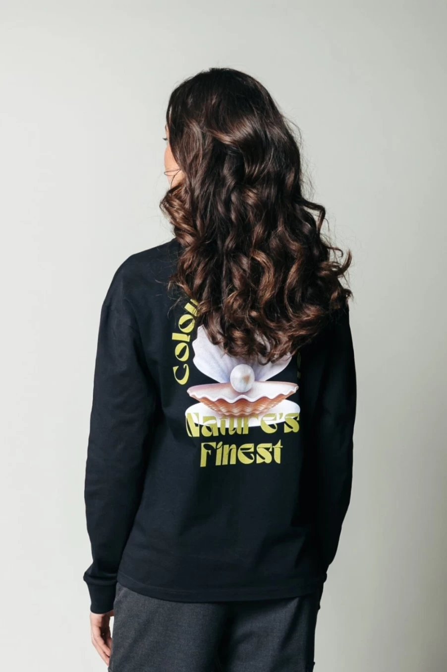Colourful Rebel Women's Black Pearl Long Sleeve T-Shirt
