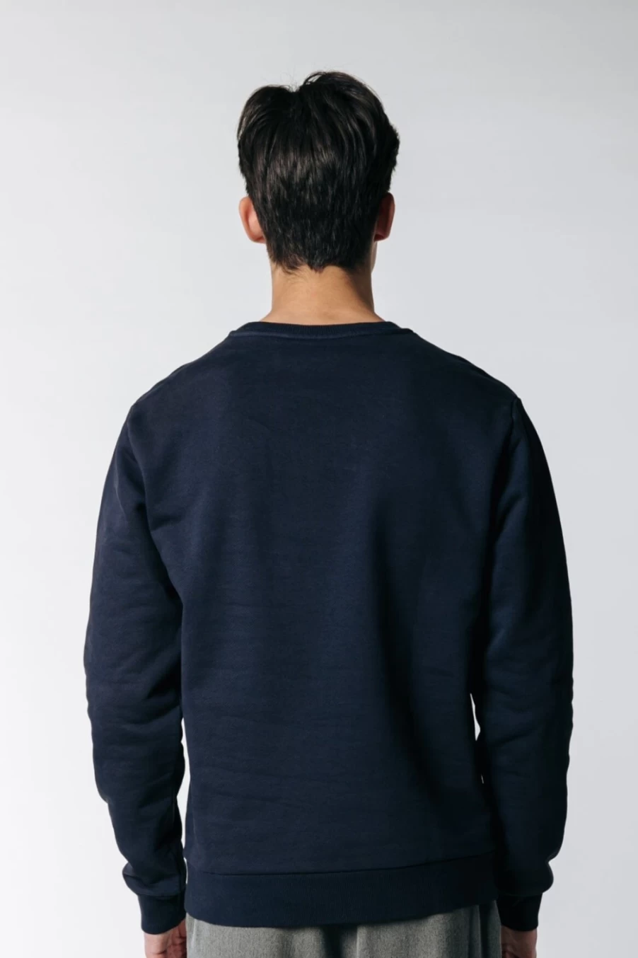 Colourful Rebel Men's Paper Violas Sweat Shirt in Navy Blue