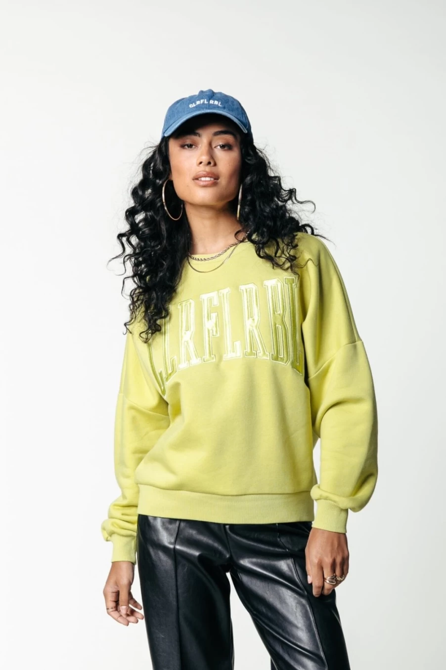 Colourful Rebel Women's Moon Green Rebel Patch Sweatshirt