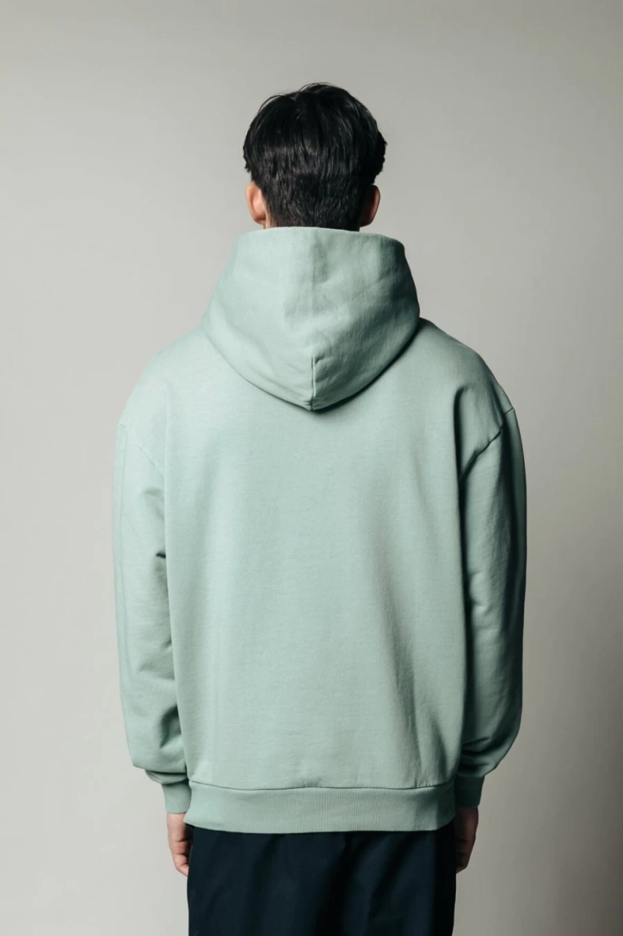 Colourful Rebel Men's Dark Mint Slash Hoodie | Trendy Streetwear Pullover